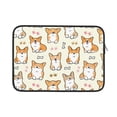 thumbnail image 1 of Pofeuu Cartoon Corgi Print Laptop Carrying Case,13-15-Inch Laptop and Tablet, Sleek Design, Durable and Water-Repellent Fabric, Business Casual or School-13 inch, 1 of 8