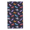 thumbnail image 1 of Pofeuu Cartoon Dinosaur Print Hand Towel 27.5" x 16" Soft Absorbent Towel for Bathroom SPA Gym Hotel, 1 of 6