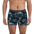 thumbnail image 1 of Pofeuu Cartoon Dinosaur Print Men’s Boxer Briefs, Moisture-Wicking Underwear, Regular,Trunk-XX-Large, 1 of 5