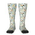 thumbnail image 1 of Pofeuu Cartoon Dinosaur Print Stockings, Adult Running Hiking Socks for Youth and Adult, 1 of 6