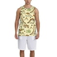 thumbnail image 1 of Pofeuu Cartoon Dinosaurs Print Basketball Jersey, Shirts for Men Youth Basketball Jersey Crew Neck-XX-Large, 1 of 6