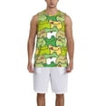 thumbnail image 1 of Pofeuu Cartoon Frog Print Basketball Jersey, Shirts for Men Youth Basketball Jersey Crew Neck-Medium, 1 of 6
