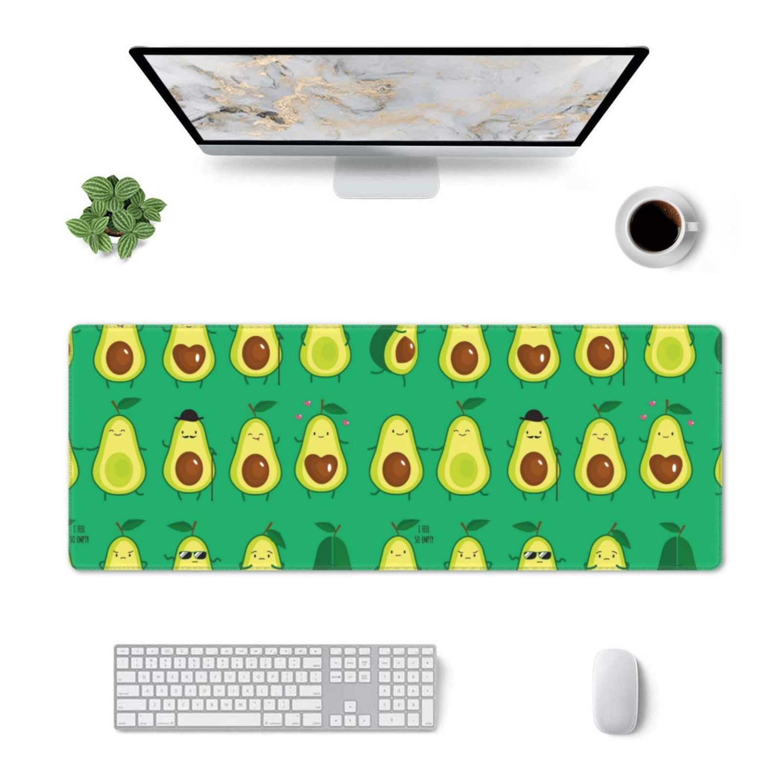 Computer Matt Pofeuu Cartoon Fruit 1 Print Desk Mat for Keyboard and Mouse,Computer ...