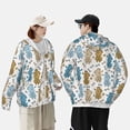 thumbnail image 1 of Pofeuu Cartoon Poodle Dog Print Sun Protection Outdoor Lightweight Full Zip UV Cooling Hoodie Long Sleeve Summer Clothing for Outdoor Hiking-XX-Large, 1 of 5