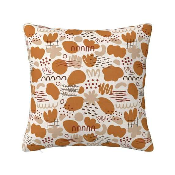 Pofeuu Cartoon Print Double-sided plush pillowcase Square Throw Pillow Covers Pillows Cover for Living Room Bedroom Sofa Couch Cushion Cover(No pillow core)-24"x24"