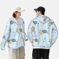 thumbnail image 1 of Pofeuu Cartoon Turtle Print Sun Protection Outdoor Lightweight Full Zip UV Cooling Hoodie Long Sleeve Summer Clothing for Outdoor Hiking-3X-Large, 1 of 5