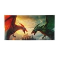 thumbnail image 1 of Pofeuu Castle Red Green Sky Dragon Print Colorful Yard Festival Banner Sign Party Outdoor & Indoor Party Decoration Banne Festival Yard Sign-Medium, 1 of 8