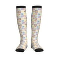 thumbnail image 1 of Pofeuu Cat And Rabbit Print Compression Socks for Women & Men Circulation - Best Support for Nurses,Running,Athletic,Sports, 1 of 7
