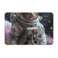 thumbnail image 1 of Pofeuu Cat Astronaut In Space Print Flannel Doormats Rug16"x24"Rug Washable Doormats Indoor Outdoor Rugs for Layered Front Door Mats, Porch, Kitchen, Entryway, 1 of 7