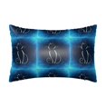 thumbnail image 1 of Pofeuu Cat Sketch Print Satin Pillowcase for Hair and Skin Pillow Cases, Silk Pillow Cases, Soft Cooling Pillow Covers, 20x30 Inches（Pillow core not included）, 1 of 7