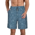 thumbnail image 1 of Pofeuu Chemical Formulas And Objects Prin Men's Swim Trunks Quick Dry Bathing Suit Swimming Board Shorts Mesh Lining Beach Swimwear-Large, 1 of 6