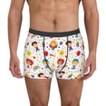thumbnail image 1 of Pofeuu Childrens Party Print Men’s Boxer Briefs, Moisture-Wicking Underwear, Regular,Trunk-X-Large, 1 of 5