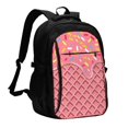 thumbnail image 1 of Pofeuu Chocolate with Flowing Cream Print Storage Laptop Backpack with USB Charging Port[Water Resistant] College Computer Bookbag Fits, 1 of 7