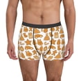 thumbnail image 1 of Pofeuu Christmas Elements Print Men’s Boxer Briefs, Moisture-Wicking Underwear, Regular,Trunk-Large, 1 of 5