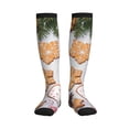 thumbnail image 1 of Pofeuu Christmas Gingerbread Cookies Print Compression Socks for Women & Men Circulation - Best Support for Nurses,Running,Athletic,Sports, 1 of 7