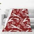 thumbnail image 1 of Pofeuu Christmas Holiday Pinecone Print Ultra-Soft Micro Fleece Blanket,for Bed Or Sofa,All Season Throw Blankets Flannel Blanket-40"x30", 1 of 7