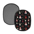 thumbnail image 1 of Pofeuu Christmas Tree and Gold Socks Print Silicone Pot Mat Mitten With Hanging Loop Heat Resistant Oven Mitts Non-Slip Bbq Baking Smoking Potholders, 1 of 7