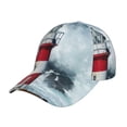 thumbnail image 1 of Pofeuu Circular Lighthouse Print Adult Adjustable Embroidered Graphic Baseball Hat for Men and Women, 1 of 6