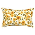 thumbnail image 1 of Pofeuu Classical Cute Sunflower Print Polyester Microfiber Plush Pillowcases, Super Soft and Cozy Pillow Case Covers with Envelop Closure（Pillow core not included）-20"x30", 1 of 6