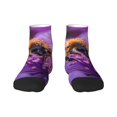 thumbnail image 1 of Pofeuu Closeup Honeybee on Flower Print 30cm Socks, Adult Running Hiking Socks for Youth and Adult, 1 of 7