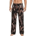 thumbnail image 1 of Pofeuu Coffee Bean Print Men's Pajama Pants, Soft Lounge Pajama Pants with big pockets for Men Plaid Pj Bottoms-Medium, 1 of 6