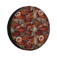 thumbnail image 1 of Pofeuu Coffee Stamp Print Spare Tire Wheel Cover for Car Truck SUV Camper Universal Fit Spare Tire Cover RV Spare Tire Covers-16 inch, 1 of 6
