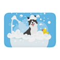 thumbnail image 1 of Pofeuu Collie in Bathtub Print Hem Mat 40x60 - Multipurpose Doormat for Indoor & Outdoor Use - Welcome Your Guests with our Entrance Mat, 1 of 6