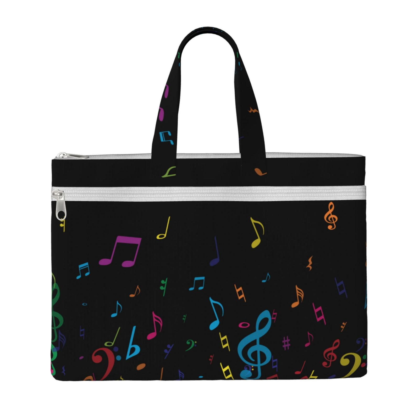 Pofeuu Color Musical Notes Print Laptop Bag Carrying - Computer Bag ...