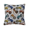 thumbnail image 1 of Pofeuu Color Tractor Print Double-sided plush pillowcase Square Throw Pillow Covers Pillows Cover for Living Room Bedroom Sofa Couch Cushion Cover（No pillow core）-18"x18", 1 of 7