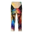 thumbnail image 1 of Pofeuu Colorful Art Dog Print Teenagers' Pajama Pants, Soft Lounge Pajama Pants with big pockets for Men Plaid Pj Bottoms-Large, 1 of 6