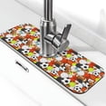 thumbnail image 1 of Pofeuu Colorful Balls Print Splash Guard for Sink Faucet Sink Gadgets-Splash Guard Behind Faucet Drip Catcher for Kitchen, Bathroom,Sink Mat, 1 of 7