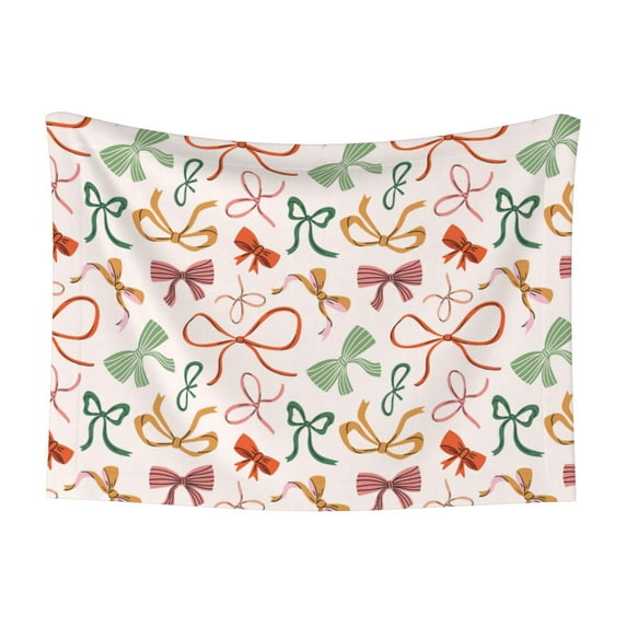 Pofeuu Colorful Bow Knots Print Puppy Blanket,Dog Blankets,Pet Blanket Cozy Cat Blankets for Indoor Cats, Fuzzy Pet Blanket for Kitten Doggy Dog Blankets-Large