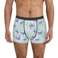 thumbnail image 1 of Pofeuu Colorful Butterfly Print Men’s Boxer Briefs, Moisture-Wicking Underwear, Regular,Trunk-Medium, 1 of 5