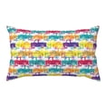 thumbnail image 1 of Pofeuu Colorful Car Print Queen Pillow Cases,Pillowcases with Envelope Closure, Wrinkle, Fade and Stain Resistant Pillow Covers-20x36in（No pillow core), 1 of 7