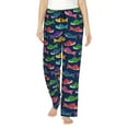thumbnail image 1 of Pofeuu Colorful Carp Streamer 1 Print Women's Fashion Pajama Pants with Pockets Comfy Drawstring Sleep Lounge Bottoms-X-Large, 1 of 6