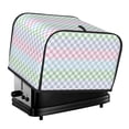 thumbnail image 1 of Pofeuu Colorful Checkerboard Print Toaster Cover 4 Slice, Bread Dust Cover & Fingerprint Protection, Kitchen Small Appliance Covers(Toaster Cover), 1 of 7