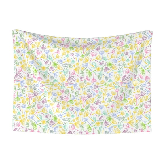 Pofeuu Colorful Dandelion Print Puppy Blanket,Dog Blankets,Pet Blanket Cozy Cat Blankets for Indoor Cats, Fuzzy Pet Blanket for Kitten Doggy Dog Blankets-Small