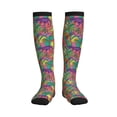 thumbnail image 1 of Pofeuu Colorful Dinosaur Print Compression Socks for Women & Men Circulation - Best Support for Nurses,Running,Athletic,Sports, 1 of 7