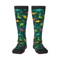 thumbnail image 1 of Pofeuu Colorful Dinosaurs Print Stockings, Adult Running Hiking Socks for Youth and Adult, 1 of 6