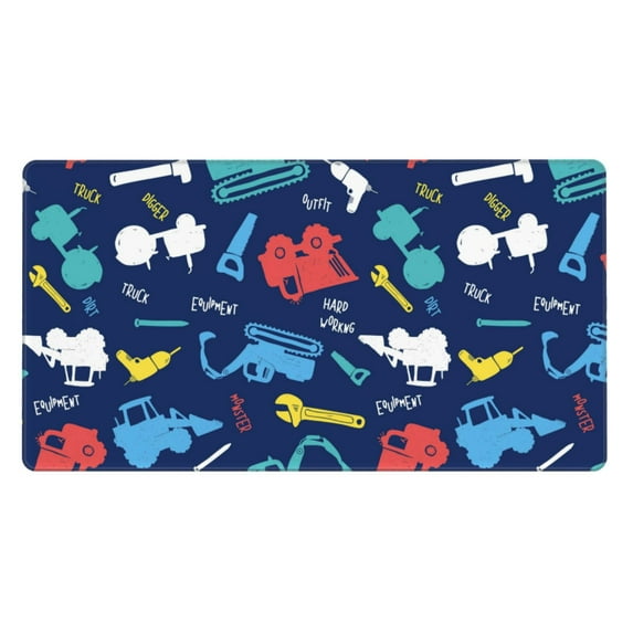 Pofeuu Colorful Excavator Print Mouse Pad,Rubber, Multipurpose Comfortable Waterproof Mousepad Desk Mat for Gamer Office Home