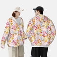 thumbnail image 1 of Pofeuu Colorful Floral Print Sun Protection Outdoor Lightweight Full Zip UV Cooling Hoodie Long Sleeve Summer Clothing for Outdoor Hiking-XX-Large, 1 of 5