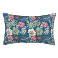 thumbnail image 1 of Pofeuu Colorful Flowers Print Polyester Microfiber Plush Pillowcases, Super Soft and Cozy Pillow Case Covers with Envelop Closure（Pillow core not included）-20"x30", 1 of 6
