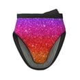 thumbnail image 1 of Pofeuu Colorful Glitter Print Thickened Mini Silicone Oven Mitts Heat Resistant, Rubber Oven Mitt Gloves, Finger Pinch Grips, Pot Holder, Silicone Potholder, 1 of 7