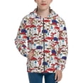 thumbnail image 1 of Pofeuu Colorful Mushrooms (2) Print Teenage Zipper Hoodie Sweatshirts Hooded Casual Jackets With Pocket For Boys Girls-Medium, 1 of 6