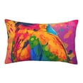 thumbnail image 1 of Pofeuu Colorful Parrot Jungle Dream A Print Polyester Microfiber Plush Pillowcases, Super Soft and Cozy Pillow Case Covers with Envelop Closure（Pillow core not included）-, 1 of 6