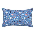 thumbnail image 1 of Pofeuu Colorful Sailing Ship Print Polyester Microfiber Plush Pillowcases, Super Soft and Cozy Pillow Case Covers with Envelop Closure（Pillow core not included）-14"x20", 1 of 6