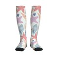 thumbnail image 1 of Pofeuu Colorful Seashells Print Compression Socks for Women & Men Circulation - Best Support for Nurses,Running,Athletic,Sports, 1 of 7