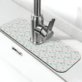 thumbnail image 1 of Pofeuu Colorful Seashells1 Print Splash Guard for Sink Faucet Sink Gadgets-Splash Guard Behind Faucet Drip Catcher for Kitchen, Bathroom,Sink Mat, 1 of 7