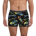 thumbnail image 1 of Pofeuu Colorful Skateboard Print Men’s Boxer Briefs, Moisture-Wicking Underwear, Regular,Trunk-X-Large, 1 of 5