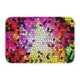 thumbnail image 1 of Pofeuu Colorful Tie Dye Stained Glass 3 Print Hem Mat 40x60 - Multipurpose Doormat for Indoor & Outdoor Use - Welcome Your Guests with our Entrance Mat, 1 of 6